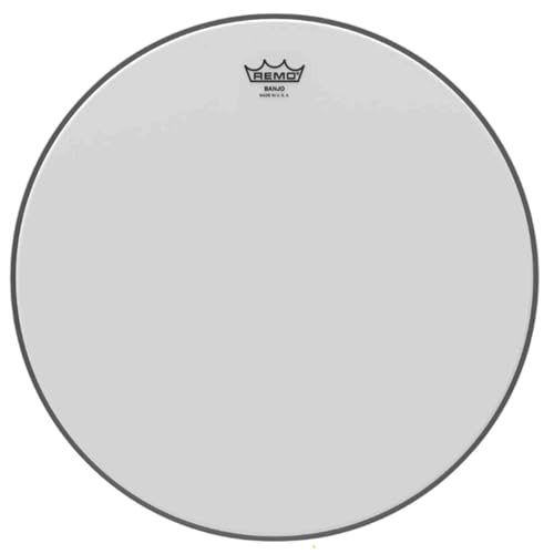 Remo Banjo Head Coated Top - High Collar, 11-2/16'