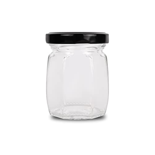 Image of Clear mushroom jar, food Storage Containers,Jar For Spice & pickel, honey, jam Pack of (9)