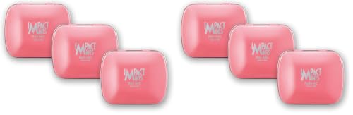 Image of Impact Mints Sugar-free Mints Peach Flavor (Pack of 6) 14g each, for everlasting & pleasant breath, product of Germany, pocket-friendly Mints in classic Tin packaging