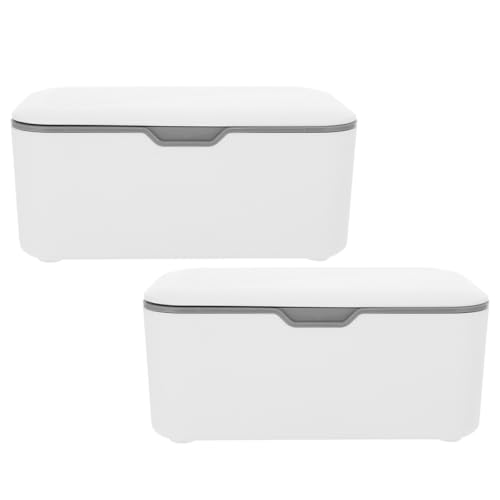 Porte-lingettes portable étanche contre le gaspillage lot de 2 boîtes en plastique