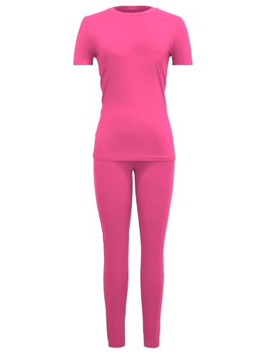 Image of TOPONSKY Womens 2 Piece Sports Outfit Tracksuit Shirt Shorts Jogger Bodycon Sets