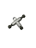 Brake Line T Piece Coupling 10mm 3-Way Car Brake Tee With 3 Male Nuts Female Banjo Bolt ATV Bike 10mm