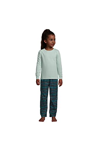Lands' End Kids French Terry Sleep Top Unisex Aqua Breeze Kids 18 #TOP2
