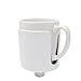 Winch Caddy Plus Drink Holder for Sailing Winches and Scotty Fishing Rod Mounts - Holds Coffee Mugs, Tumblers, and Koozies (White)