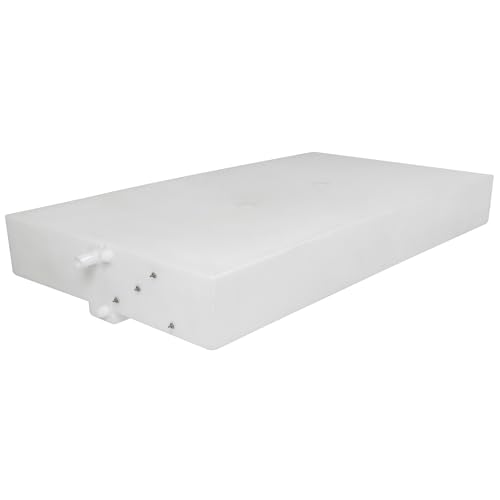 Image of 50 Gallon RV Fresh Water Tank, Potable Water Storage Tank for Drinking, Cooking, Cleaning, Showering, for Campers, Trailers, Motorhomes, RVs, Low-Profile Shape, 58 inch x 31 inch x 7 inch (WT-1419)
