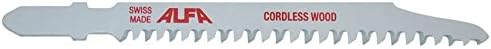 Alfa Tools JSC438T 4" 8-10Tpi Cordless Jig Saw Blade Wood Tubed
