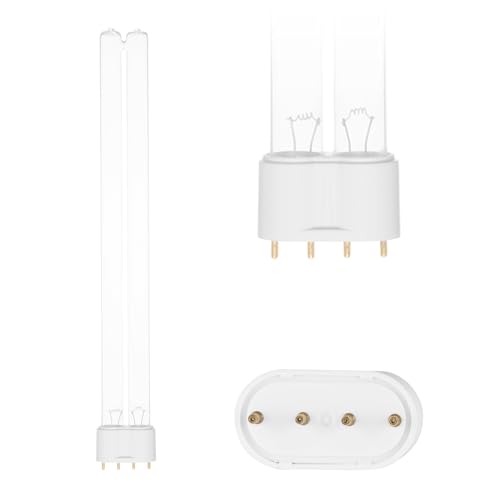 Image of coospider-repta 2 Pack 24 Watts UVC Ultraviolet Light Bulb 12.5 inch 2G11 Base, Replacement UV Bulb for Pond and Aquarium, uv air Purifier and