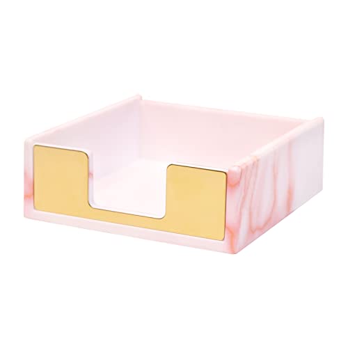 Distributeur de notes adhésives rose organiseur de bureau en acrylique