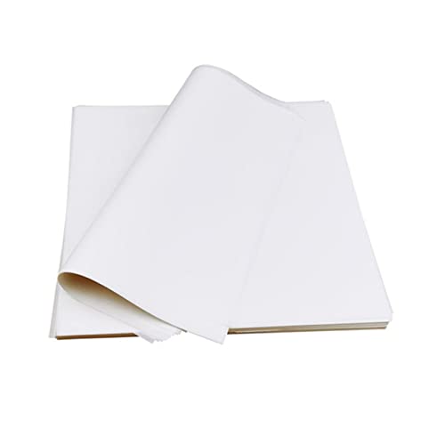 CONGARTENO 500Pcs Non Stick Kitchen Oil Absorbing Paper Pads for Fried Food Greaseproof Food Paper for Party for Hamburgers for Pizza and Snacks