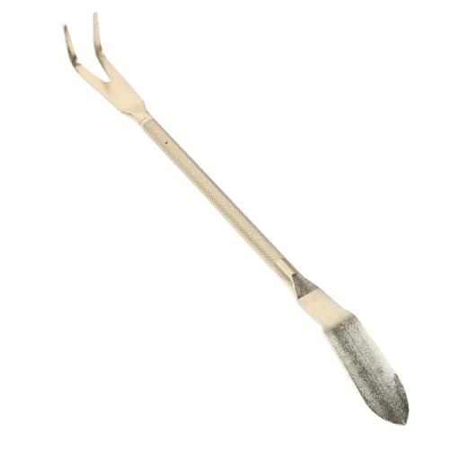 HEMOTON Rastrillo de Bonsái Inoxidable con Pinzas para Plantas Herramienta de Jardinería Práctica y para Macetas y Bonsáis