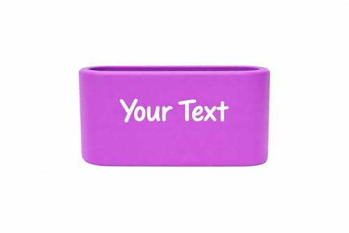 iPdlz Customized Silicone Grip Bands- Pickleball, Tennis, Padel, Beach Tennis, Paddles, Rackets, Baseball Bats, Hockey Sticks (Violet)