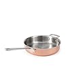 Martha Stewart Martha 3.5-Quart Stainless Steel Straight Sided Saute Pan w/Lid - Copper Exterior/Satin Interior #2
