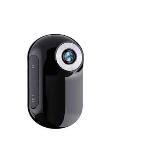 Mini cámara Impermeable Deportiva DV cámara Corporal 1080P HD Pantalla de 0,96 Pulgadas videocámara de acción Bodycam grabadora de Audio y vídeo Digital DV(Black Camera)