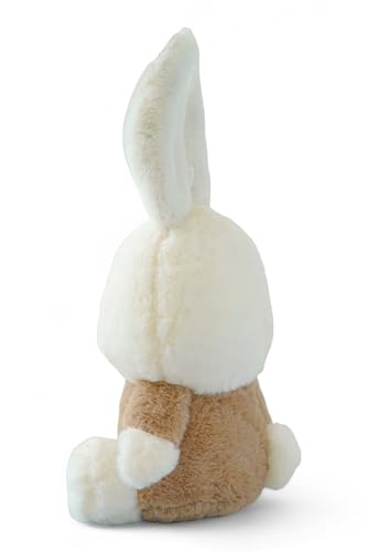 Image of Storescent Choco Bunny Bear 35cm - Brown Rabbit Soft Toy, Cute Stuffed Animal for Kids & Adults, Soft Cuddly Bunny Plushie for Birthday Gifts & Home Decor