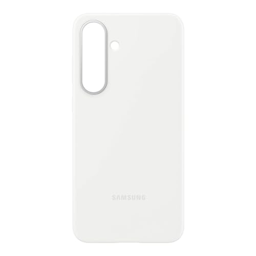 Image of SAMSUNG Galaxy S25 FE Silicone Phone Case, Protective, Functional, Comfortable, Colorful, Easy to Hold, US Version, White