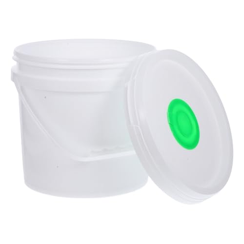 Didiseaon Versatile Round Wipes Bucket Pp Material Sturdy Lightweight for Home Car Lidded Case