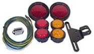 Round Grommet LED Trailer Light Kit