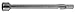 Xcelite Series 99 Solid Steel Shaft Interchangeable Nutdriver Blade, 3/8" Blade Diameter, 3-5/8" Working Length