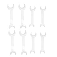 Zahnärztlicher Wangenhalter, autoklavierbarer Doppelkopf-Mundöffner zur Zahnaufhellung, 2 Größen T-förmiger transparenter Lippen-Wangenhalter für Zahnarzt, Mundpflege, Party, Mundschutz, Aussprechen