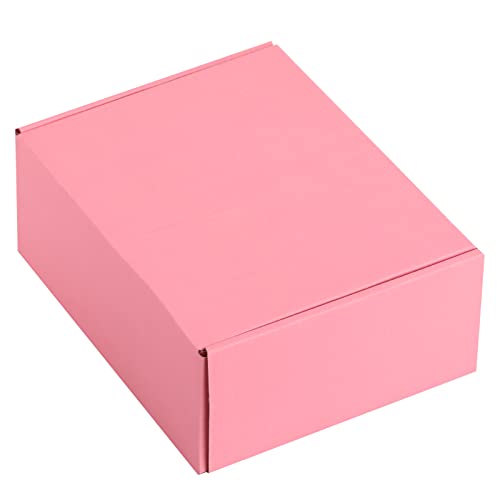 Yidomto 8X6X3 Pink Shipping Boxes Set Of 25 Small Corrugated Cardboard Mailer Boxes For Small Busines,Mailing Boxes For Packaging, Wrapping Presents #TOP3