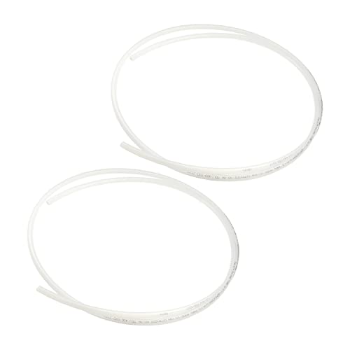 Othmro 2Pcs 8Mm Inner Diameter 10Mm Outer Diameter 1M Length Plastic Tubing Pneumatic Tubings Air Brake Tubings Nylon Pa11 Plastic Hard Tube For Irrigation Control Systems Instrument Lines Transparent #TOP30