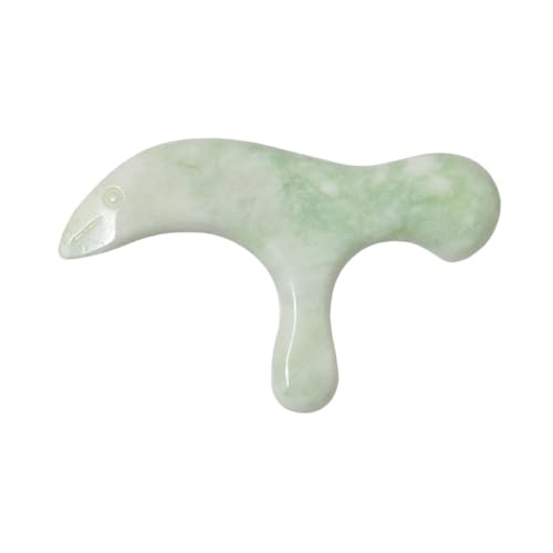 TOYANDONA Palo de Masaje de Jade para Pies 1 Unidad Herramienta Práctica de Acupresión para Planta del Pie Masajeador Ergonómico de Material Natural para Aliviar Fatiga y Muscular