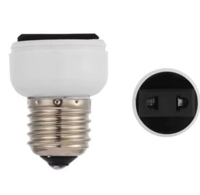GENERICO RUBA CORRENTE AC220V E27 Adattatore per portalampada E27 con...