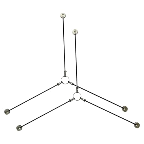 2 Pack Foldable Tripod Stabilizer Floor Guide, Total Station Level Theodolite Camera Survey Tripod Stabilizer 15.7