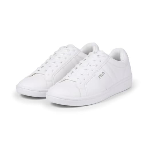 FILA Crosscourt Line, Scarpe da Ginnastica Uomo, White, 42 EU Larga