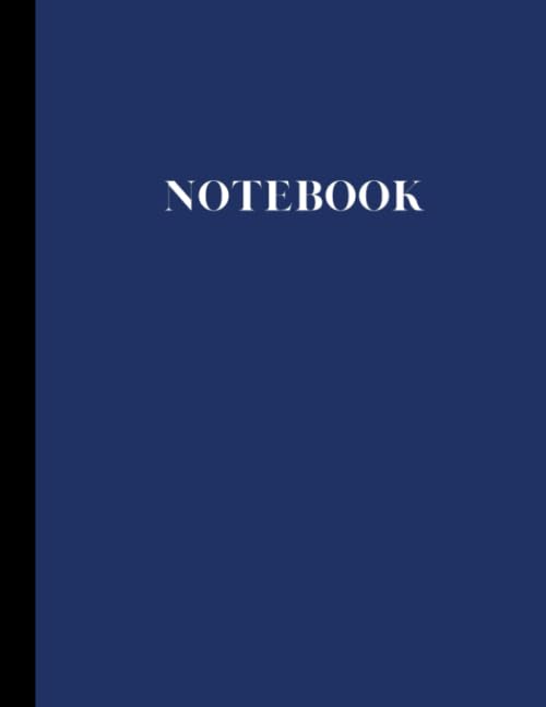 Notebook: 500 Pages College Ruled | Extra Large Jumbo Giant Composition Journal Notebook | Navy Blue
