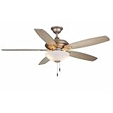 Wind River WR1426IG, Modelo Iced Gold 52' Ceiling Fan with Light