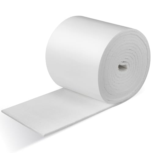 Jecery Adhesive Felt Roll, 1/4" X 6" X 5 Yard, White