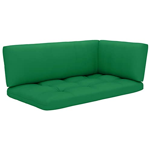 MUSEVANE 6-TLG. Paletten-Lounge-Set mit Kissen Grün Kiefer Imprägniert – Bild 6