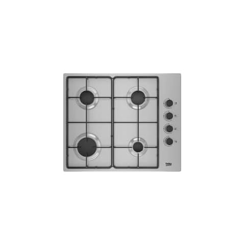 Table de cuisson Gaz Beko HIGG64123SX Cover