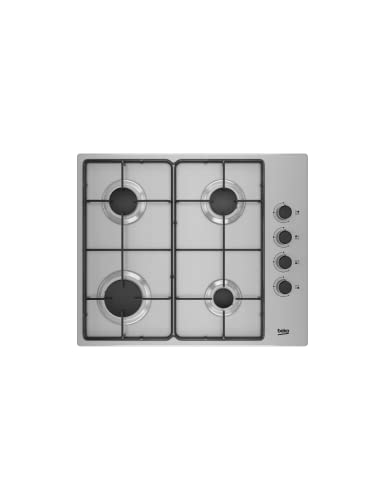 Plaque gaz BEKO 61cm, HIGG64123SX
