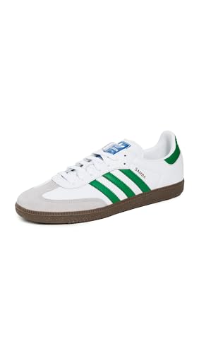 Adidas Men's Samba OG FTWR whiteGreen/Supplier Colour 8.5 US