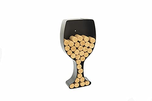 Decomil Soporte de corcho para vino (vidrio) | Soporte decorativo de corcho para vino (vidrio) Cover