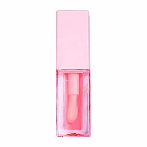 Lip Enriching Oil Transparent And Plump Lip Care Oil Lip Gloss Lasting Moisturizing And Nourishing Lips 5ml Lip Brush for Lipstick (K, B)