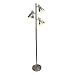 Simple Designs LF2007-BSN Metal 3 Light Tree Floor Lamp, Brushed Nickel