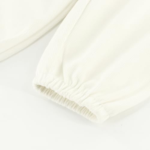 Toddler Corduroy Pants for Boys&Girls, Toddler Sweatpants with Tie Up Design for Winter&Autumn4