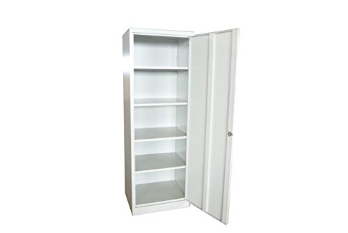 Linea Garden Friend A1844021 - Armario con estantes (180 x 49 x 61,5 cm), color gris