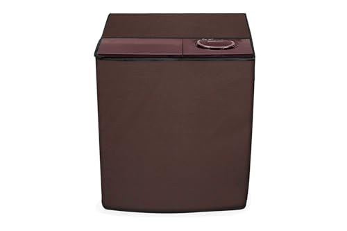 Image of DREAM FASHION Semi-Automatic Washing Machine Cover (10 Kg) Semi-Automatic Machine -Coffee