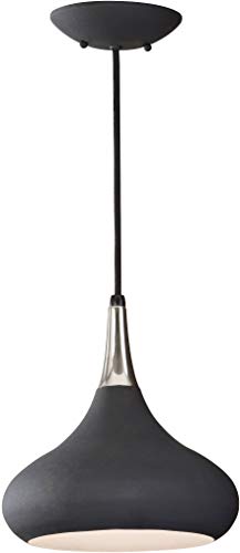 Feiss P1253BK Beso Pendant Lighting, Black, 1-Light (10W x 11H) 100watts
