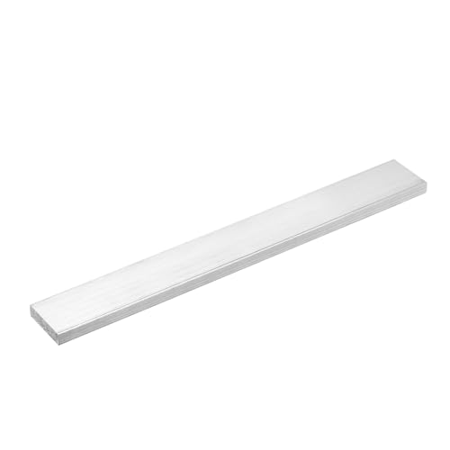 Image of uxcell Square Aluminum Flat Bar, 5 /16 inch Thick 1.2 inch Width 10 inch Length Square Aluminum Bar 6061 Aluminum Flat Plate, 8 x 30 x 254mm T6511 Solid New Mill Stock for Industrial Building
