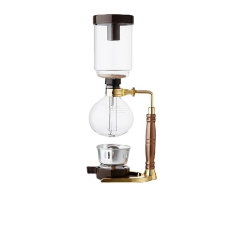 Larzizl サイフォン式コーヒーメーカー器具 350ML/550MLサイフォンDIY サイフォン/サイフォンコーヒーメーカー卓上真空コーヒーポットコーヒーアプライアンス サイフォンコーヒーメーカー 耐久性耐熱ガラスコーヒーマシンフィルター アルコールバ