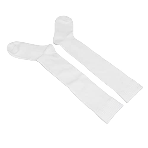 Fencing Socks Thickened Cotton Unisex Protective Fencing Stockings for Epee Sabre and Foil Women Men White M These Fencing Socks Offers Superior and Toe Co Comfortable Fencing (L