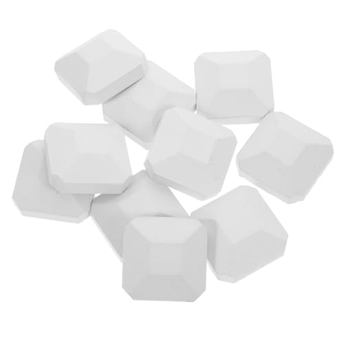 ULTECHNOVO Pièces De Rechange En Cordiérite Pour Barbecue à Gaz, Lot De 10 Briquettes Fonction Anti-flammes, Nettoyage Facile, Pour Barbecue Familial En Extérieur