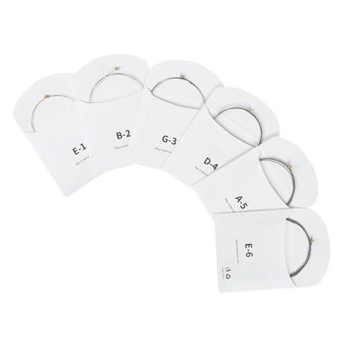 GOOHOCHY ストリング6本 エレキギター弦 アコースティックギターの買い替え アコースティック用品 アコースティックのメンテナンス アコースティック アクセサリー