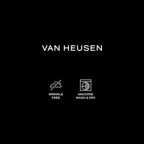 Van Heusen Men's Dress Shirt Fitted Poplin Solid