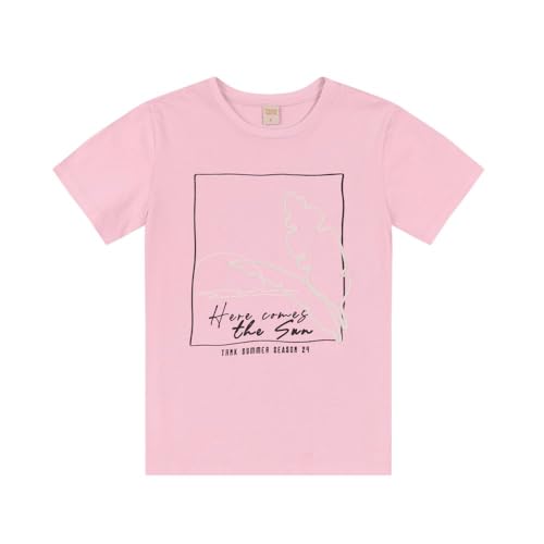 Camiseta Infantil Meia Malha Moline Trick Nick Rosa 12